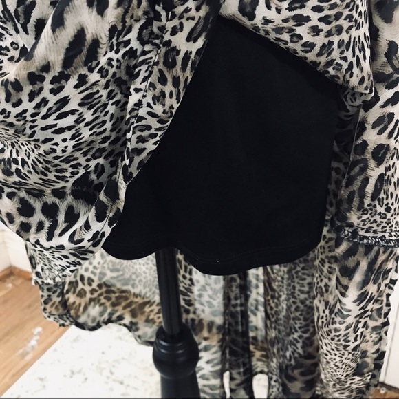 Forever 21 Hi-Lo Cheetah Print Sleeveless Dress - Picture 4 of 7